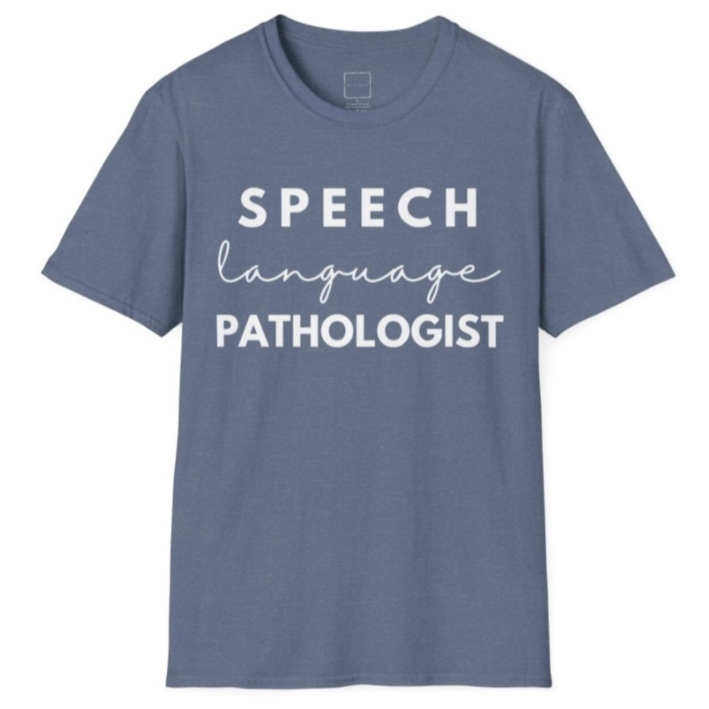 Unisex Softstyle Speech Language Pathologist SLP T-shirt
